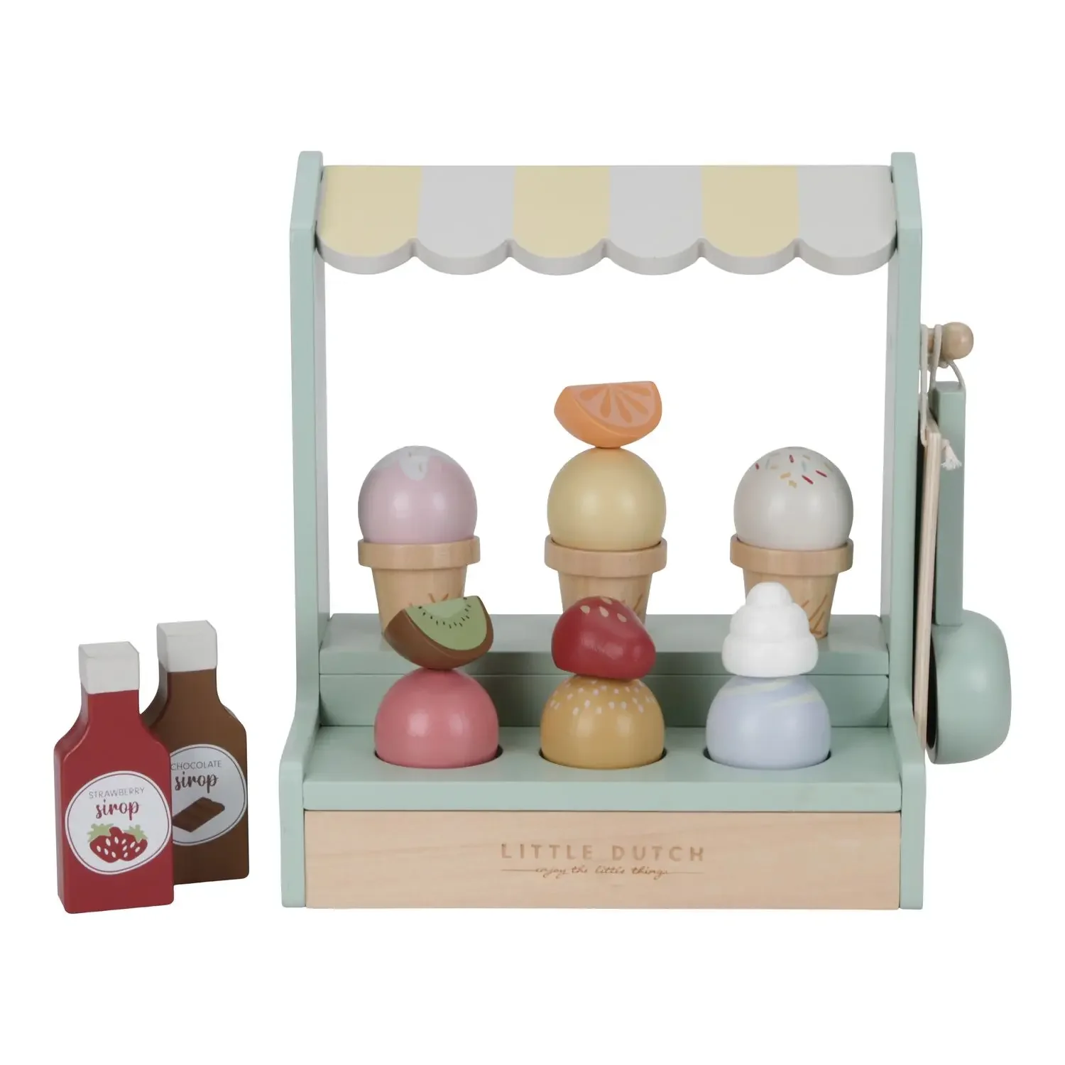 Little Dutch Eisstand Spielzeug Set, Mehrfarbig | KIDE